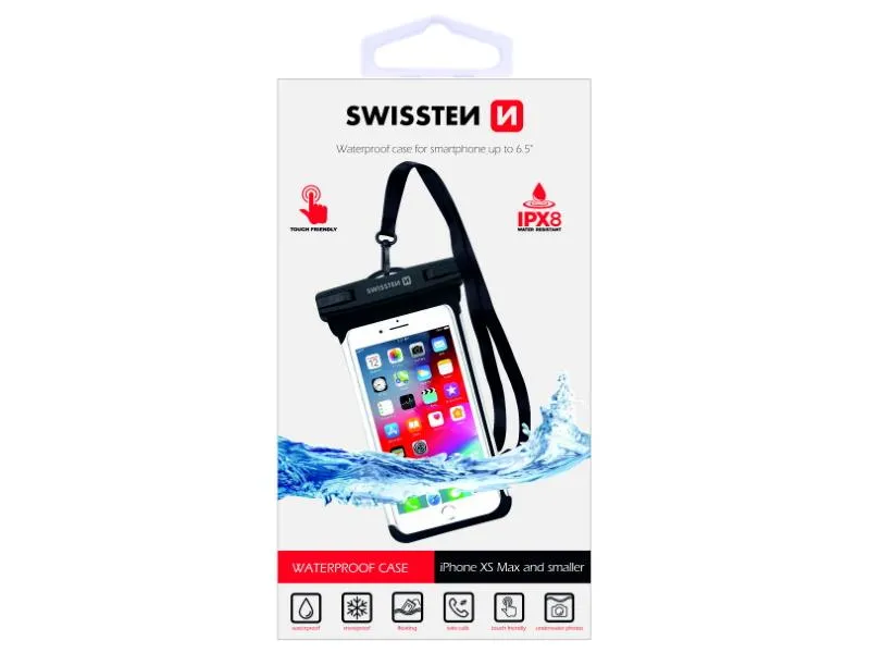 swissten vodootporni etui - torbica za mobilne telefone do 6,5" - 03090001 - slika 1