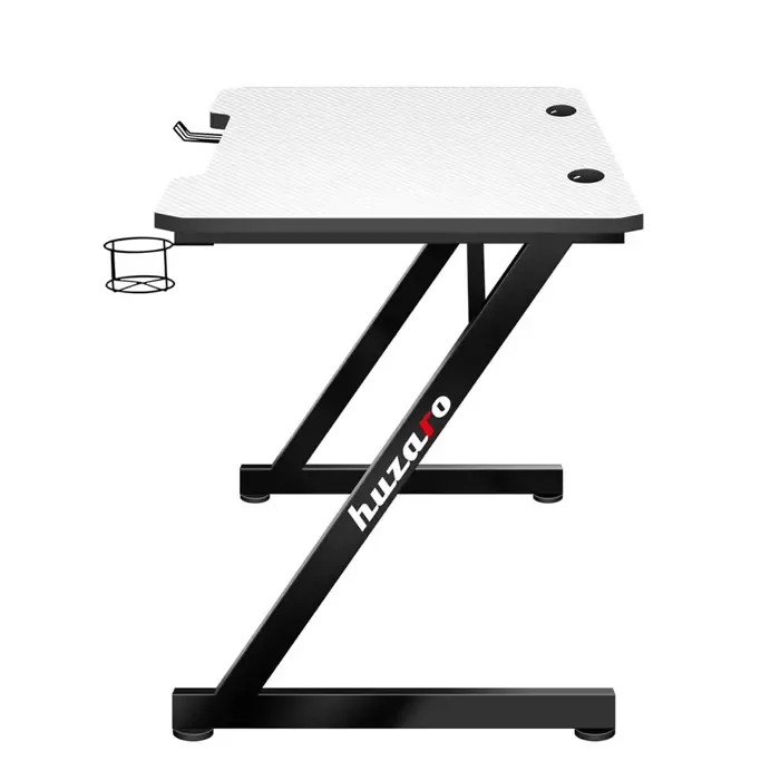 gaming desk huzaro hero 2.5 white - slika 2