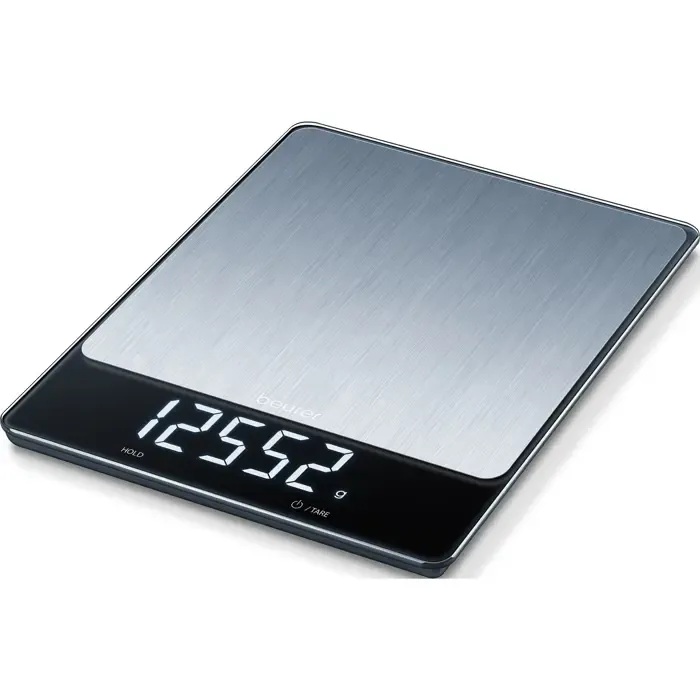 beurer kitchen scale ks 34 xl stainless steel comfort (stainless steel/black) - slika 4
