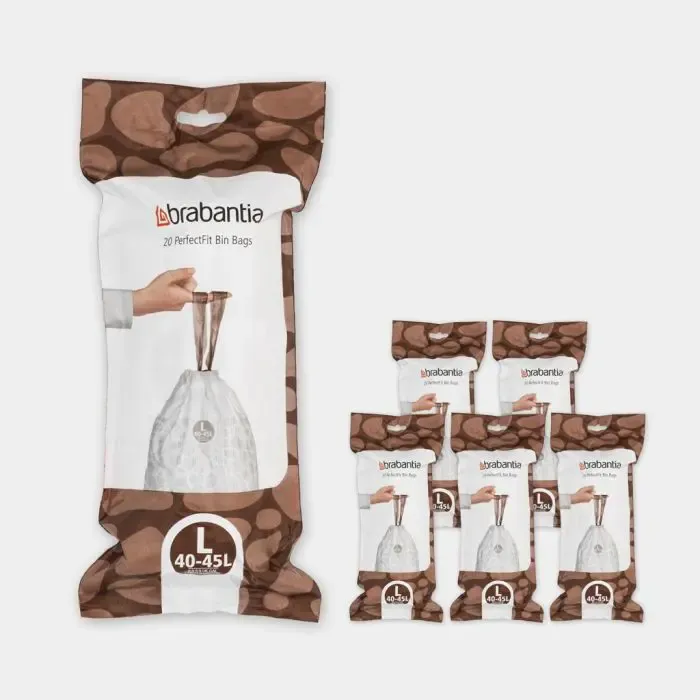 brabantia bags perfect fit 45l x 6 x 20 pcs - slika 3