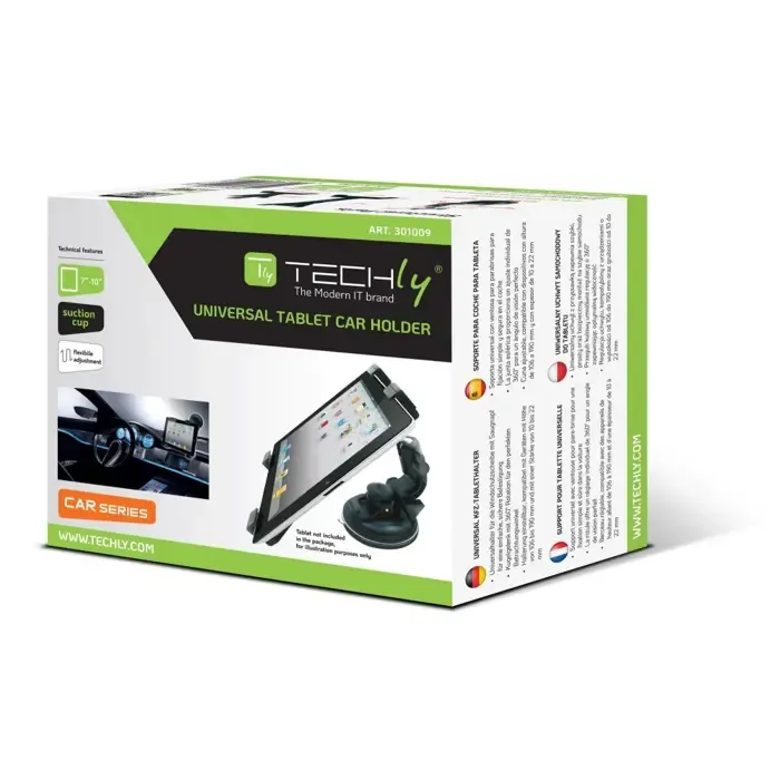 techly universal car sucker stand for tablet 7-10.1" i-tablet-vent - slika 2