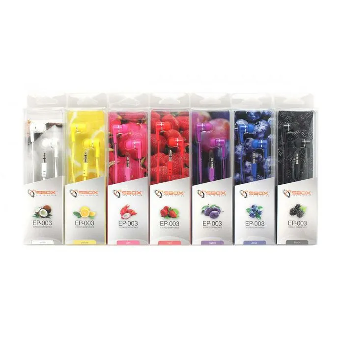 sbox in-ear slušalice ep-003 crne - slika 4