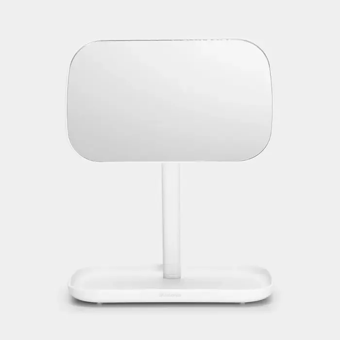 brabantia renew mirror with storage container dark white - slika 2