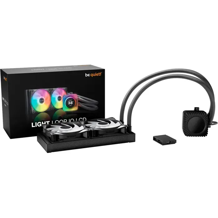 be quiet light loop io lcd 240mm (black) - slika 5