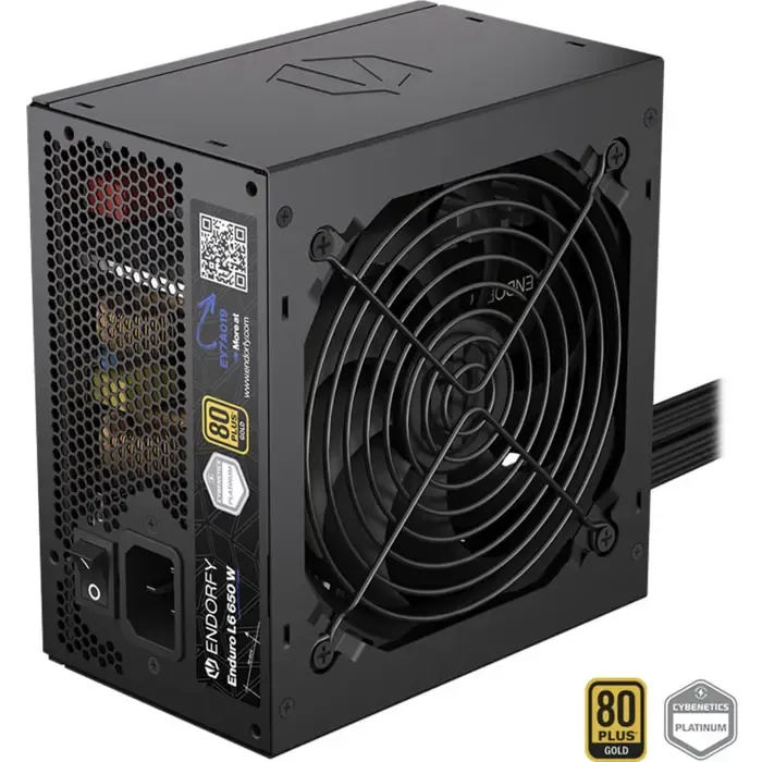 endorfy enduro l6 650w (black, 1x 12-pin high power gpu, 2x pcie, 650 watts) - slika 1