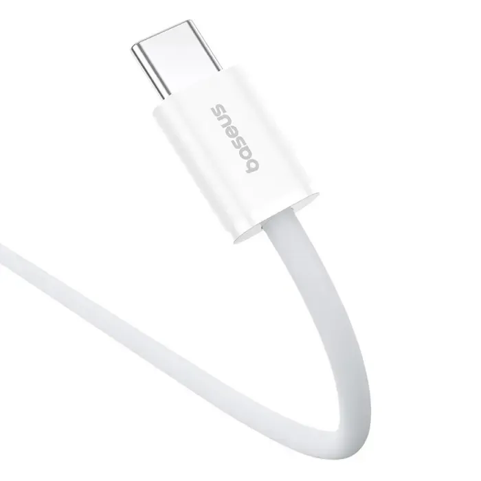 baseus superior usb c to usb c data cable 1 m 30 w white - slika 5