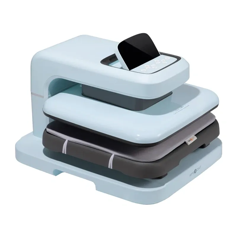 htvront auto 2 digit heat transfer press (light blue) - slika 3