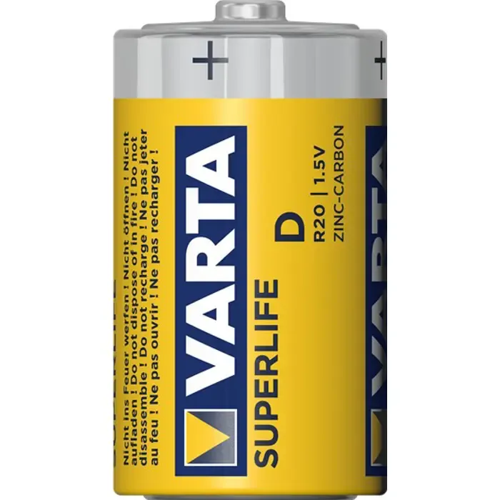 varta r20 d household battery zinc-carbon - slika 2