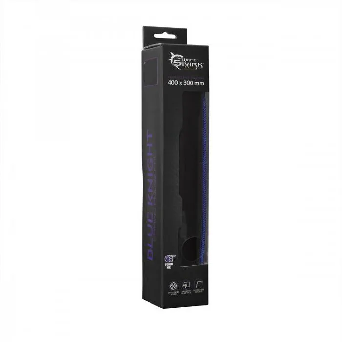 white shark gaming podloga za miša gmp-2103 blue knight 40x30cm plava - slika 3