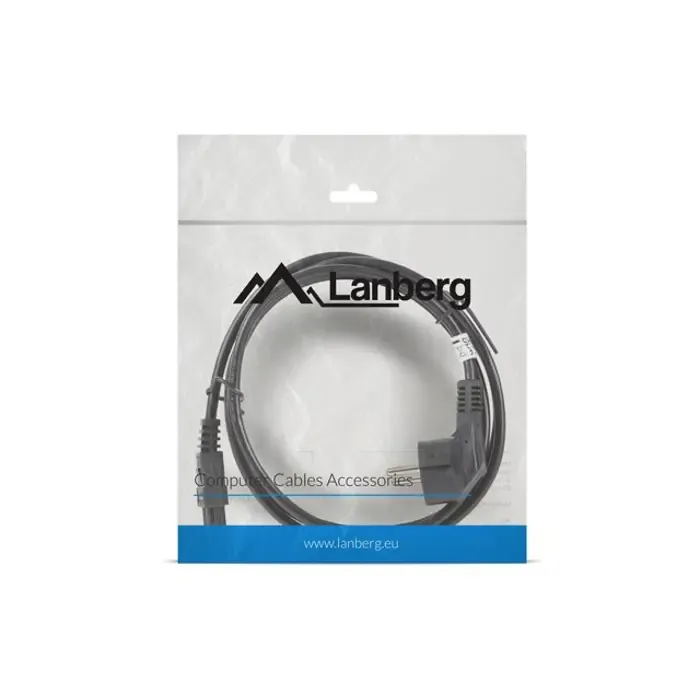 lanberg power cable for laptop cee 7/7->c5 ca-c5ca-11cc-0018-bk - slika 4