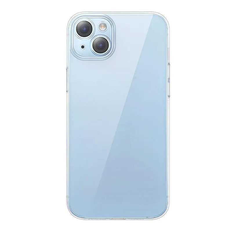 baseus crystal series case for iphone 14 plus + tempered glass - slika 2