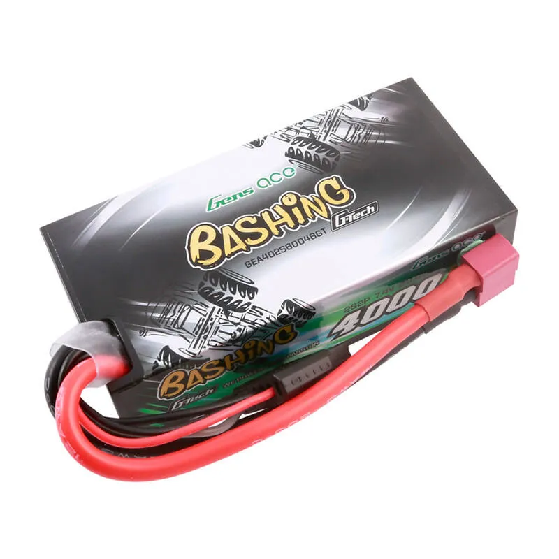 lipo gens ace g-tech 4000mah 2s2p 7.4v 60c battery pack - slika 3