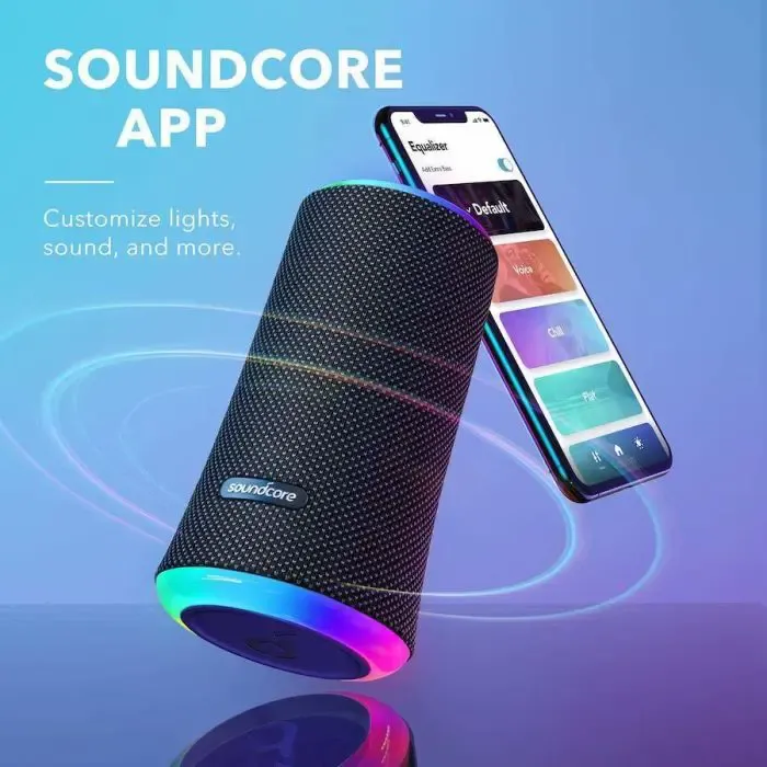anker soundcore prenosni zvočnik flare ii, črn - slika 5