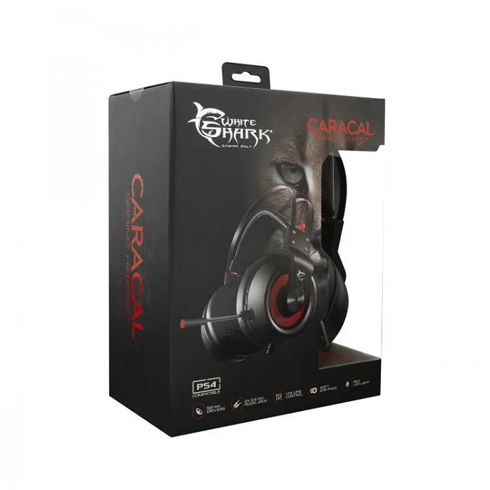WHITE SHARK gaming slušalice CARACAL crne - Strmec, Sveta Nedelja