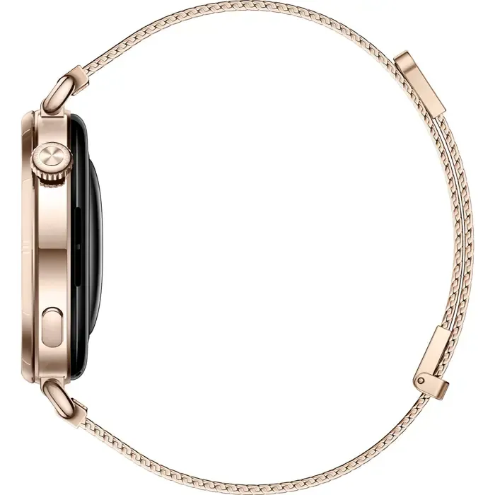 huawei watch gt 6 41mm (konsu-b19m), smartwatch gold, gold milanese strap - slika 4