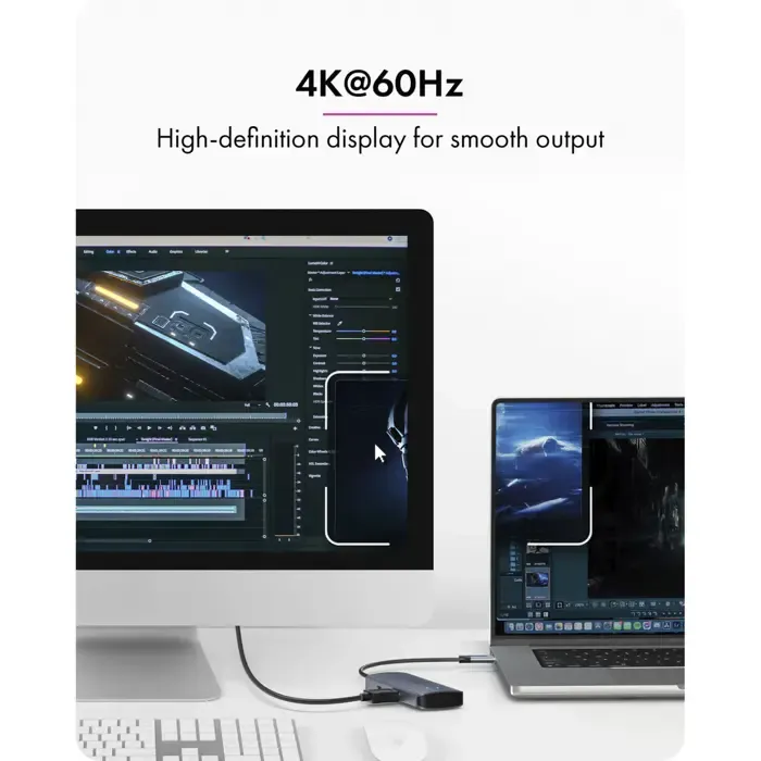 icy box ib-dk4081-so (aluminum, pd, hdmi, usb-c, usb-a) - slika 5