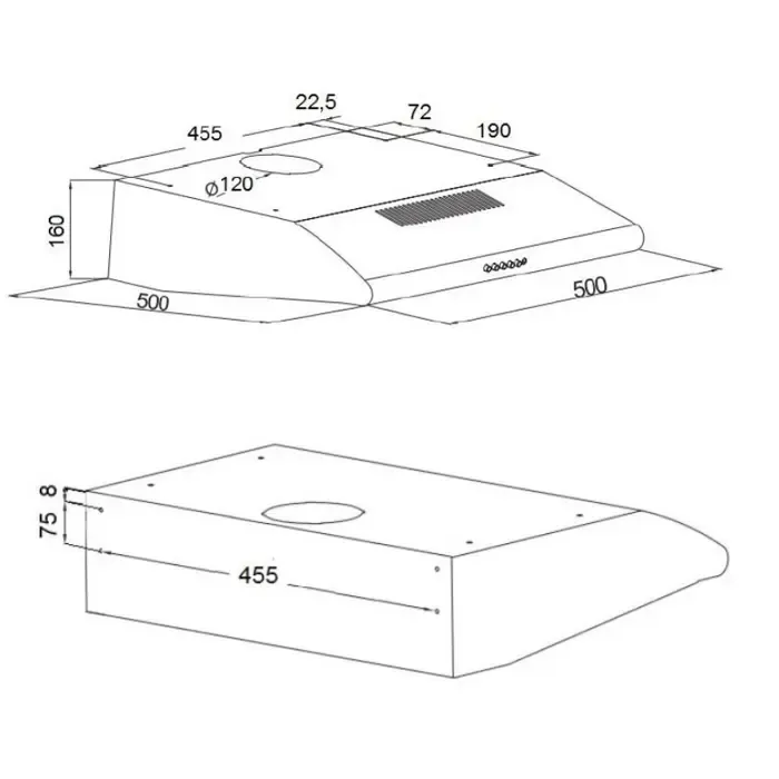 akpo wk-7 p-3050 cooker hood - slika 3