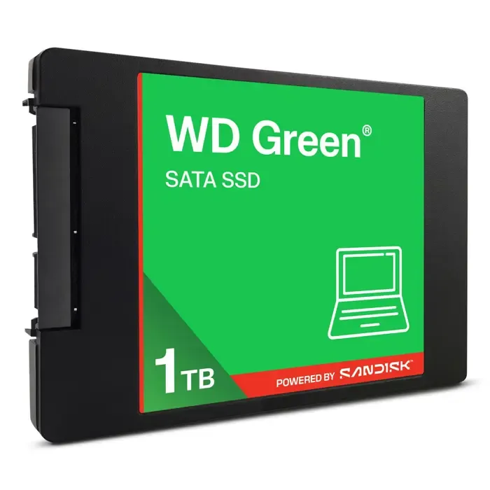 western digital green wd ™ sata ssd 2,5"/7 mm powered by sandisk 1 tb - slika 4
