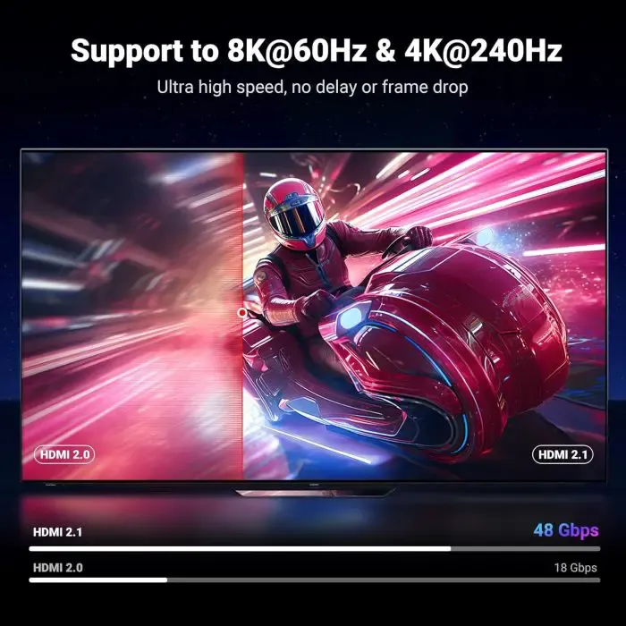 ugreen 8k ultra hdmi 2.1 cable - 1m - slika 3