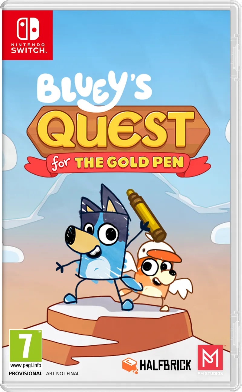 bluey's quest for the gold pen (nintendo switch) - slika 1