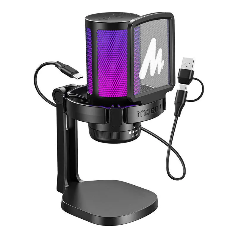 gaming microphone maono dgm20 (black) - slika 3