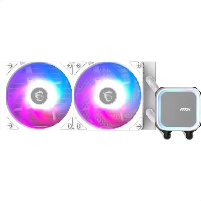 msi mag coreliquid a13 240 white motherboard, processor all-in-one liquid cooler 12 cm 1 pc(s) - slika 2