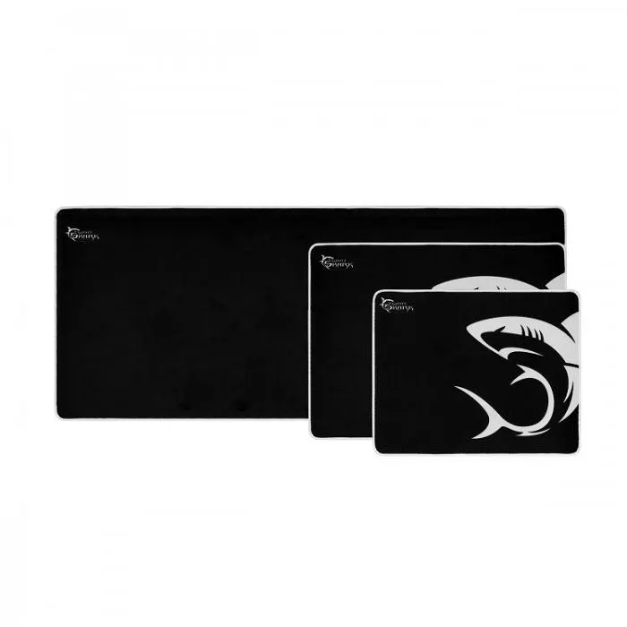 white shark gaming podloga za miša shark l 40x30x3cm - slika 3