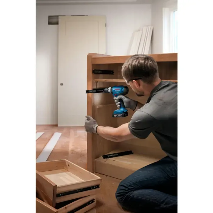 bosch powertools cordless impact drill gsb 18v-25 professional solo, 18 volts (blue/black, without battery and charger) - slika 5