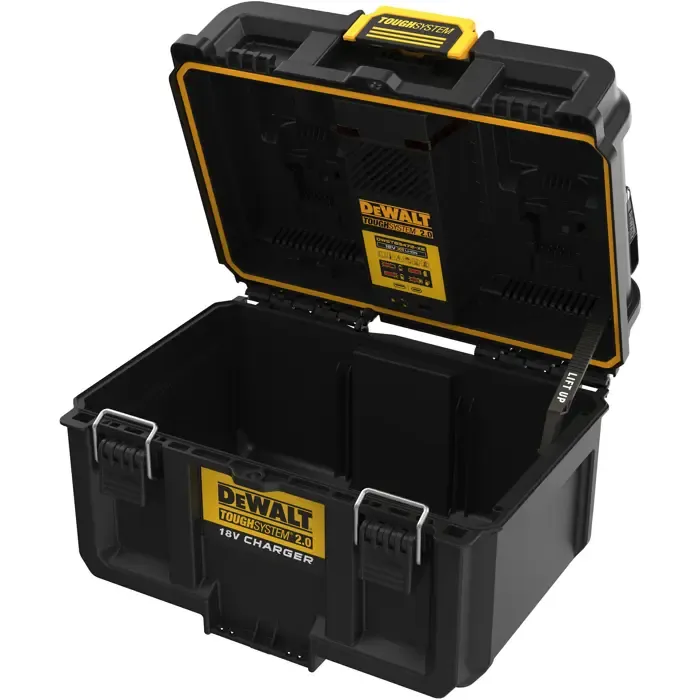 dewalt toughsystem 2.0 charger box dwst83471, charging station black, simultaneous charging of 2 18v xr / 54v flexvolt batteries - slika 3