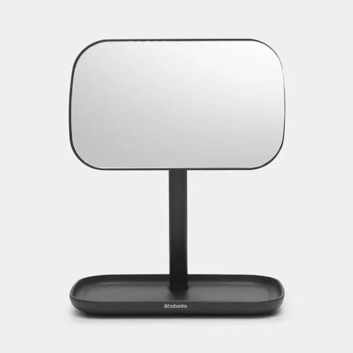 brabantia renew mirror with dark gray storage container - slika 3