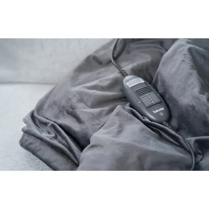 beurer heated blanket hd 74 cosy limited edition, electric blanket (black, 150 x 130 cm) - slika 4