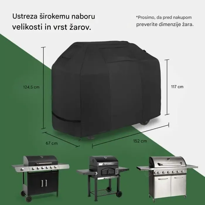 vonhaus grilled coating black - slika 5