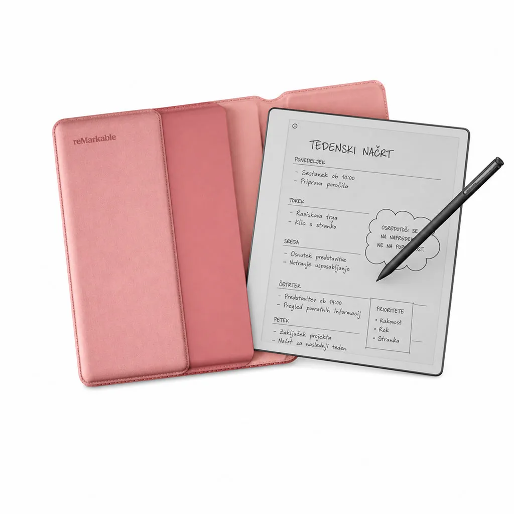 tablet remarkable paper pure + marker plus + sleeve folio desert pink - 2767 - slika 1