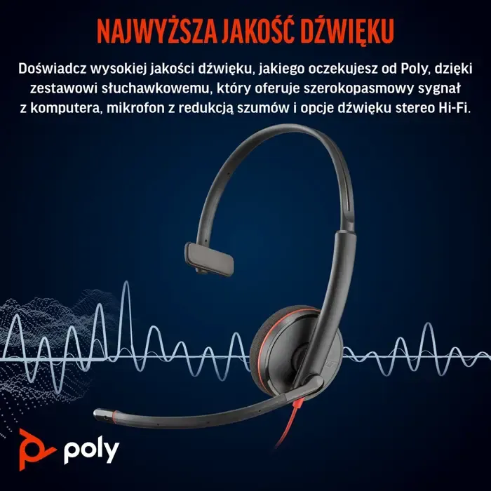 poly blackwire 3210 - headset - slika 4
