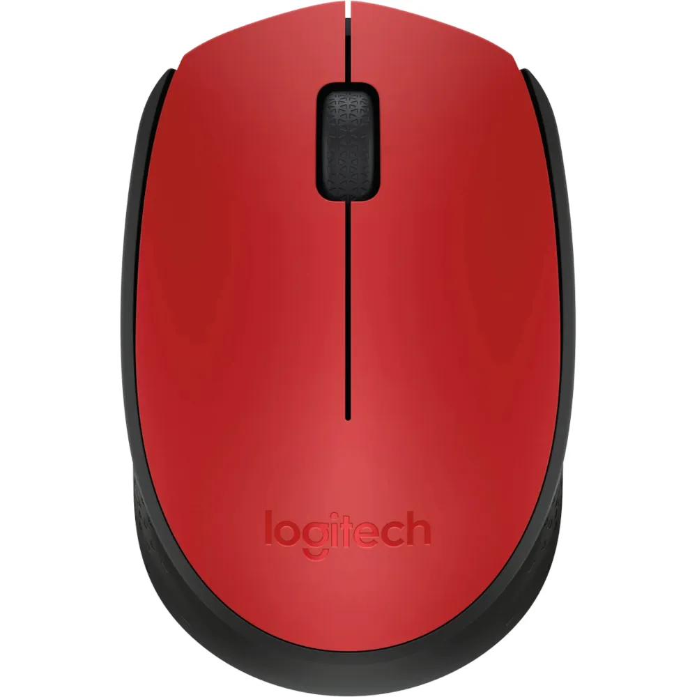 logitech m171 wireless mouse (crveni) - slika 1