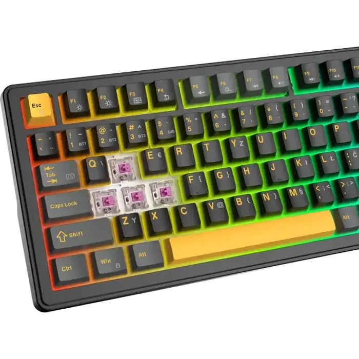 white shark pl tipkovnica gk-007152 excalibur l crna/ hr - slika 4