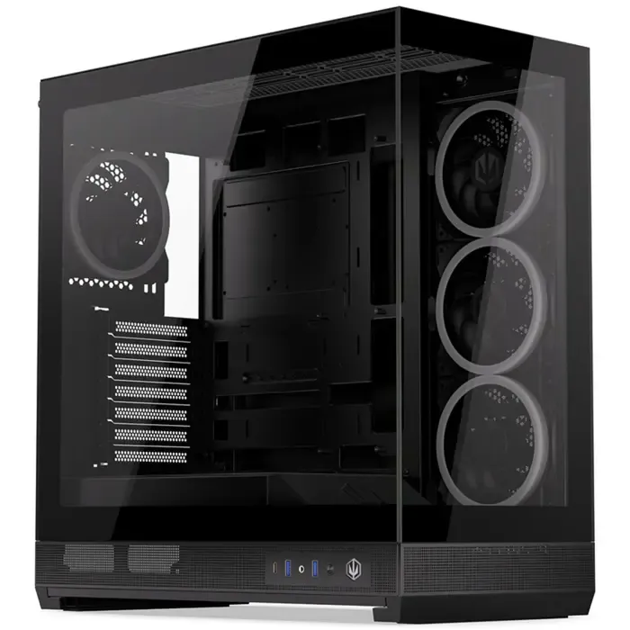 endorfy fishtank 6000 corona (black, tempered glass x 2) - slika 2