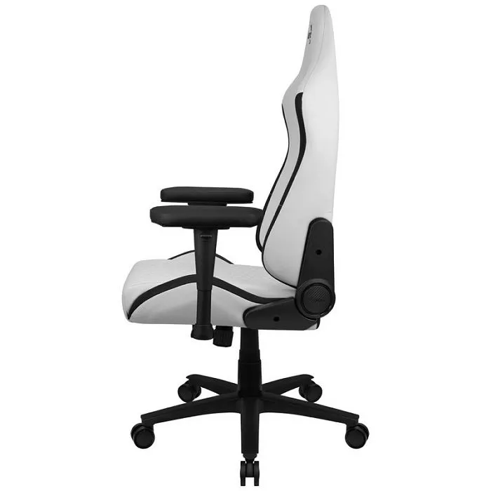 aerocool crown leatherette moonstone white gaming stolica, imitacija kože - bijela - slika 3