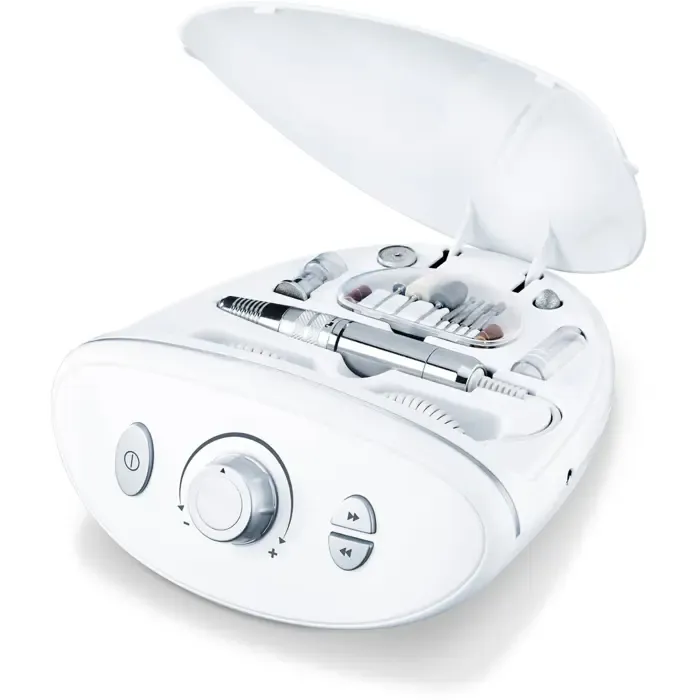 beurer mp 100 manicure/pedicure set, nail care (white) - slika 2