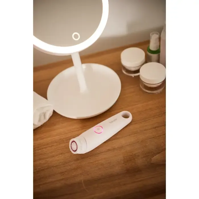 beurer fc 45 - facial cleansing brush - white / pink - slika 4