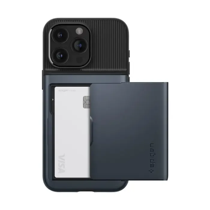 spigen slim armor cs, metal slate - iphone 15 pro (acs06730) - slika 2