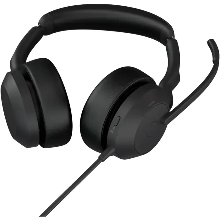 jabra evolve2 50 (black, uc, bluetooth 5.2, usb-c and usb-a, stereo) - slika 3