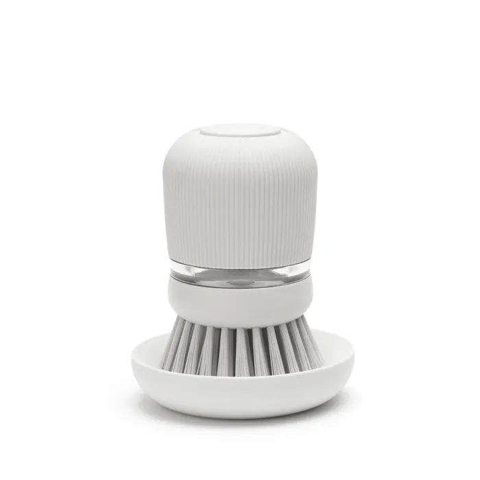 brabantia dish brush with soap dispenser, light gray - slika 5