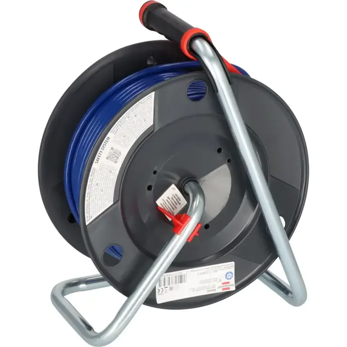 brennenstuhl garant ip44 outdoor cable reel, 3-fold (black/blue, 50 meters) - slika 3