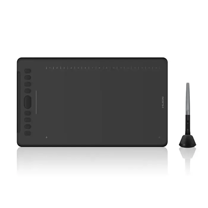 huion h1161 graphic tablet 5080 lpi 279.4 x 174.6 mm usb black - slika 2