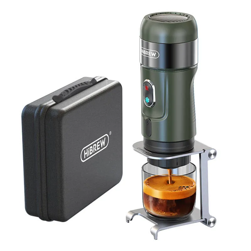 portable 3-in-1 coffee maker with case hibrew h4b_gn - slika 1