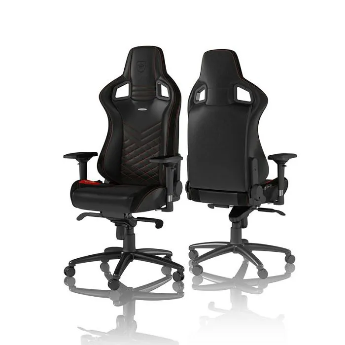 noblechairs epic gaming stolica - crno/crvena nbl-pu-red-002 - slika 1