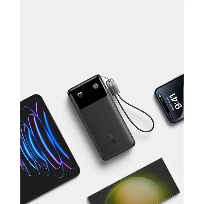 anker powerbank 20000 mah, 30w with included usb-c cable, black - slika 4