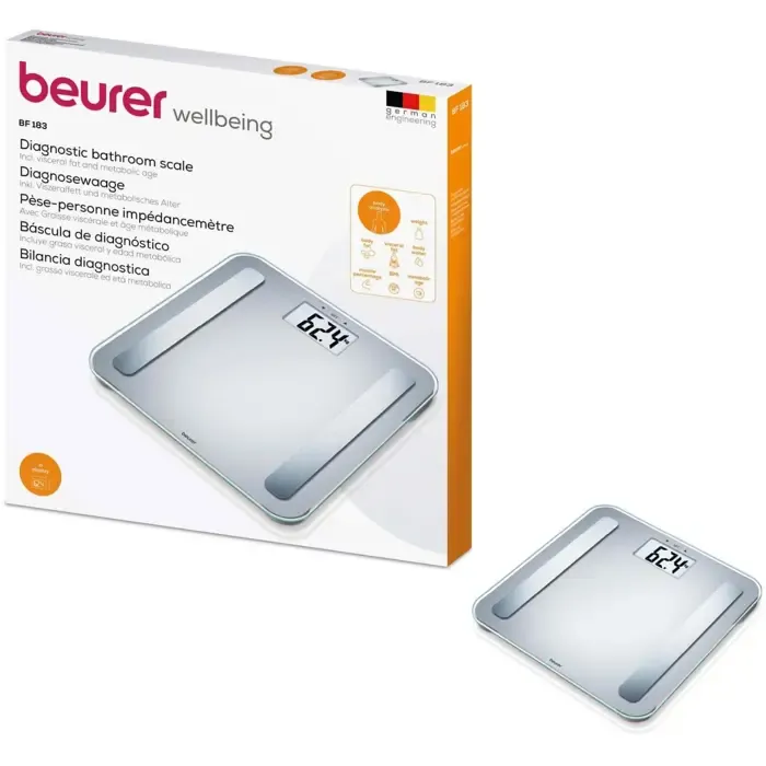 beurer diagnostic scale bf 183 (silver) - slika 2