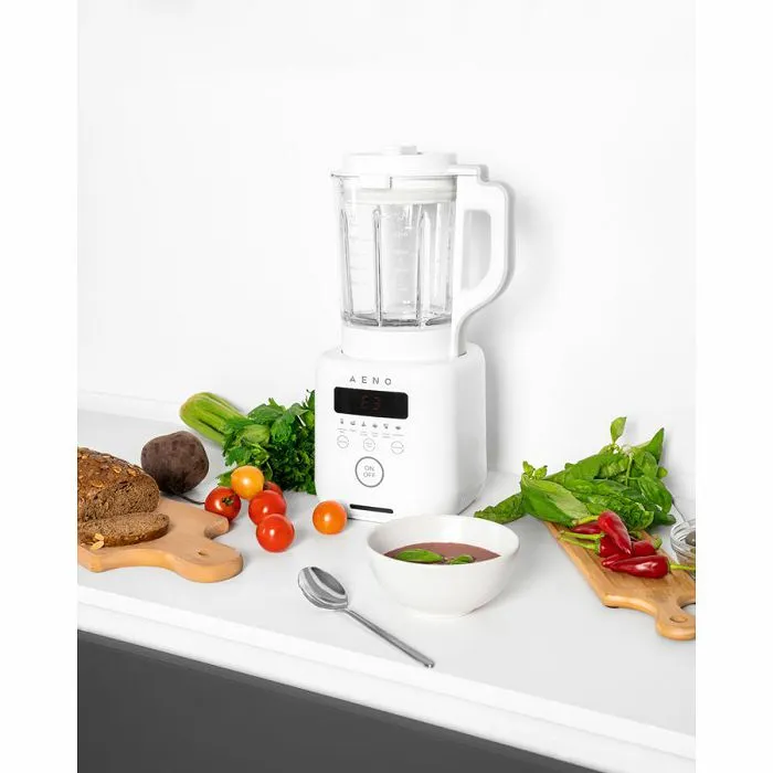 aeno table blender-soupmaker tb2: 800w, 28000 rpm, boiling mode, high borosilicate glass cup, 1.75l, 6 automatic programs, preset time, led-display - slika 2